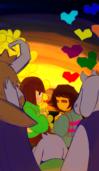 this was made for the undertale secret santa exhange in 2019